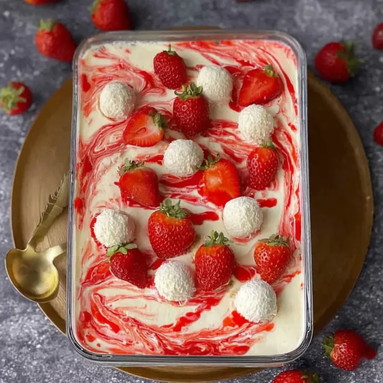 Erdbeer Raffaello Tiramisu