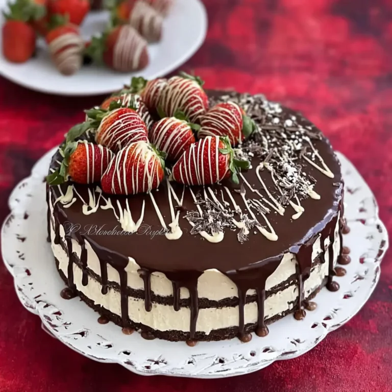 Erdbeer Schoko Torte mit Mascarpone Creme