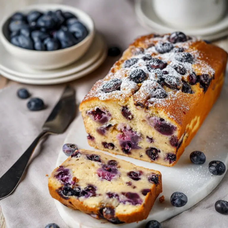 Heidelbeerkuchen mit Joghurt