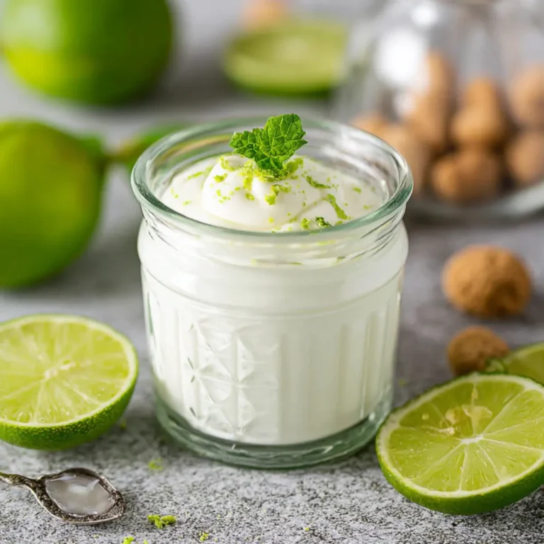 Joghurt Limetten Mousse