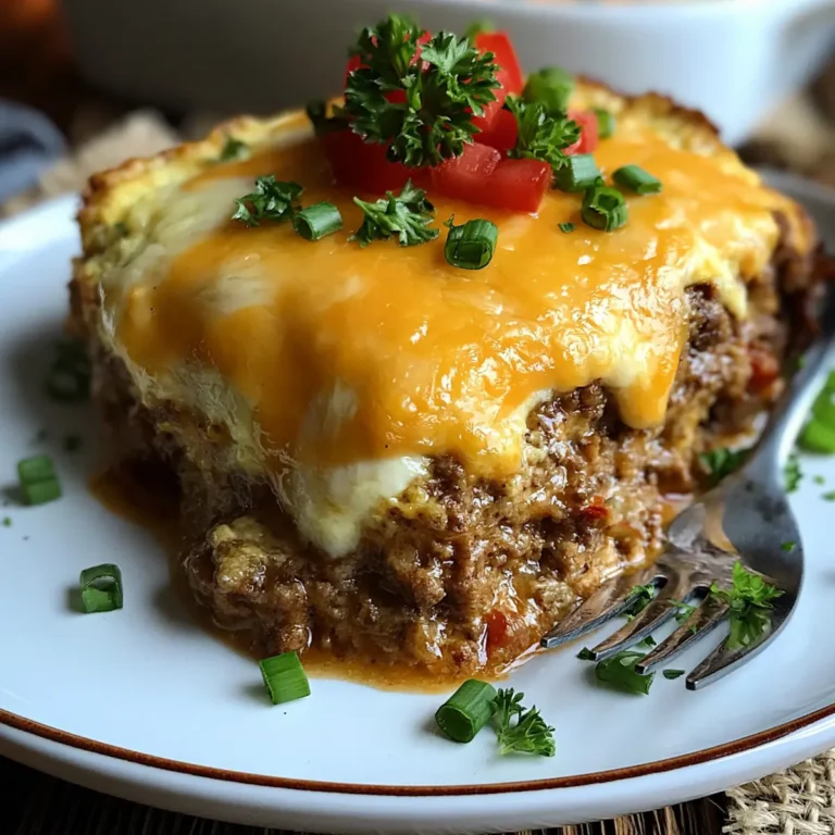 Low Carb Cheeseburger Auflauf