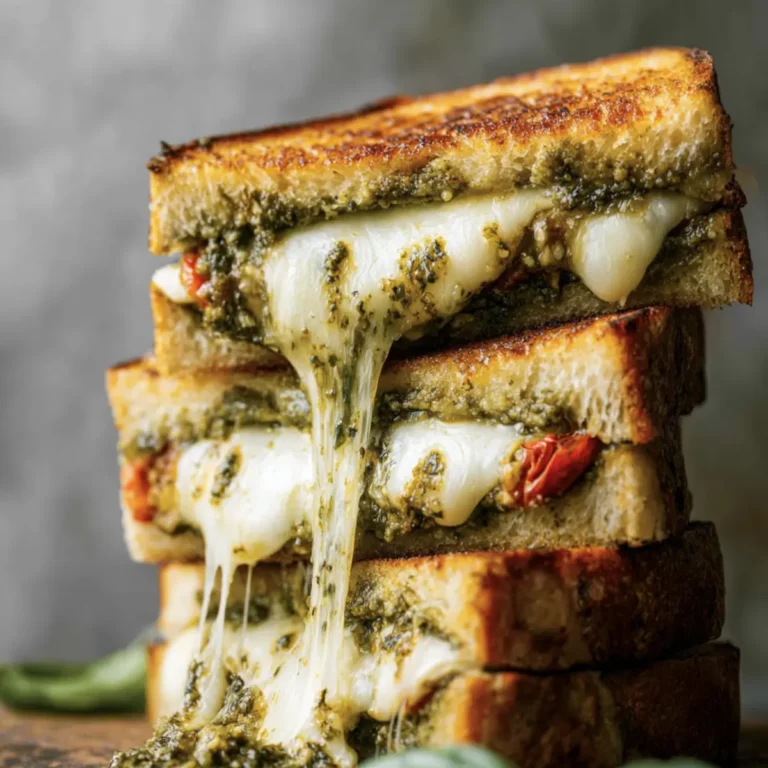 Sauerteig Pesto Grilled Cheese