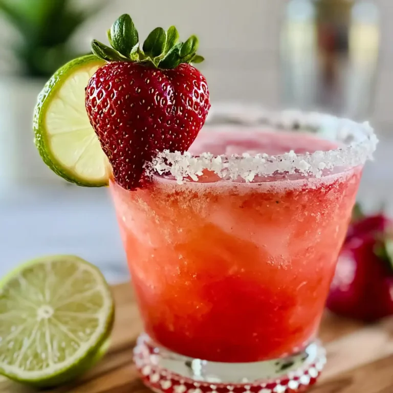 Erdbeer Limette Mocktail Margarita