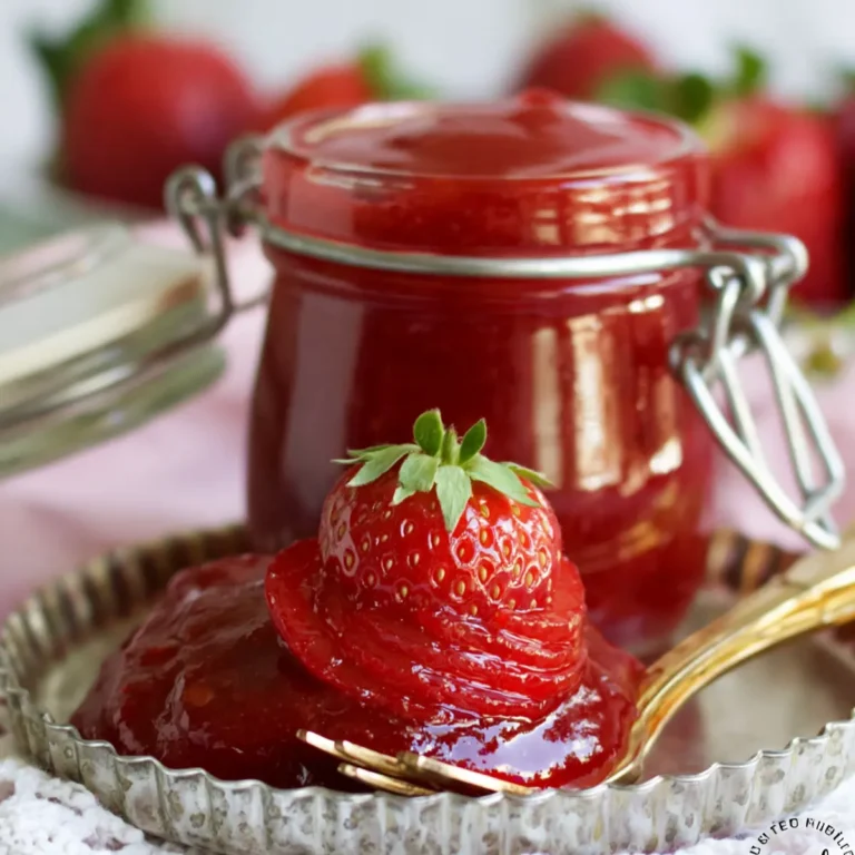 Erdbeer Marmelade mit Birkenzucker