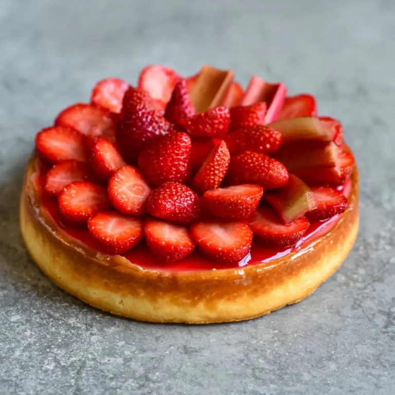 Erdbeer Rhabarber Tarte