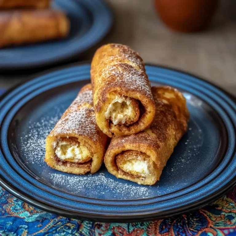 French Toast Röllchen mit Zimt und Zucker