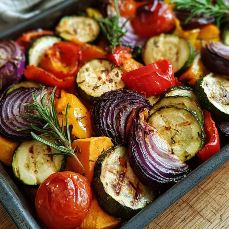Gegrilltes Gemüse aus dem Backofen
