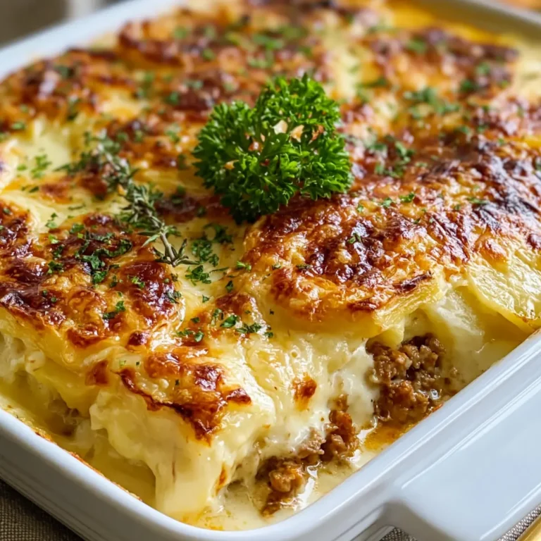 Hackfleisch und Kartoffelauflauf