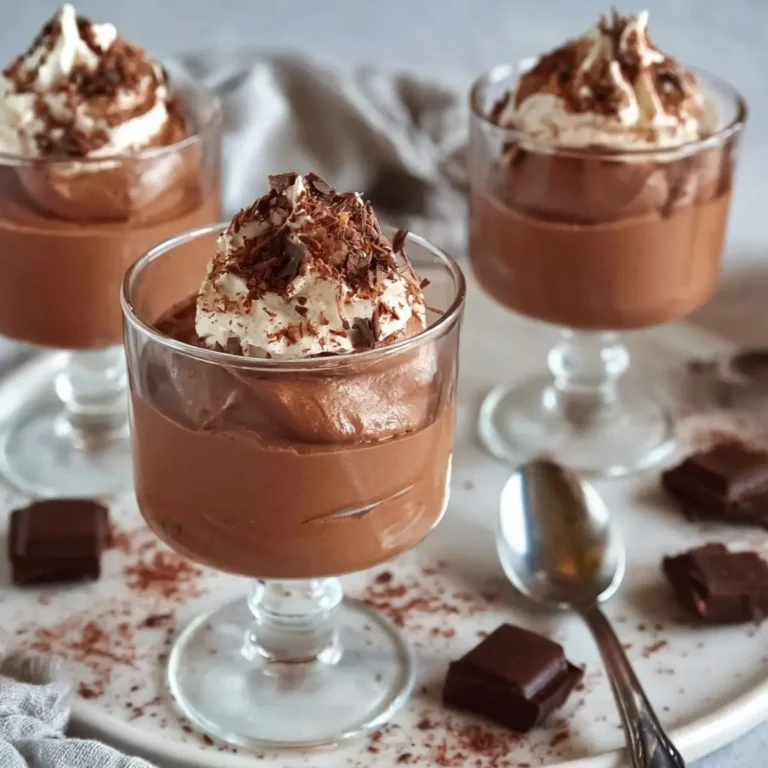 Mousse au Chocolat ohne Ei