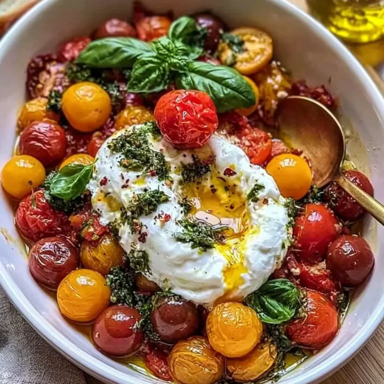 Ofengeröstete Tomaten Burrata Symphonie