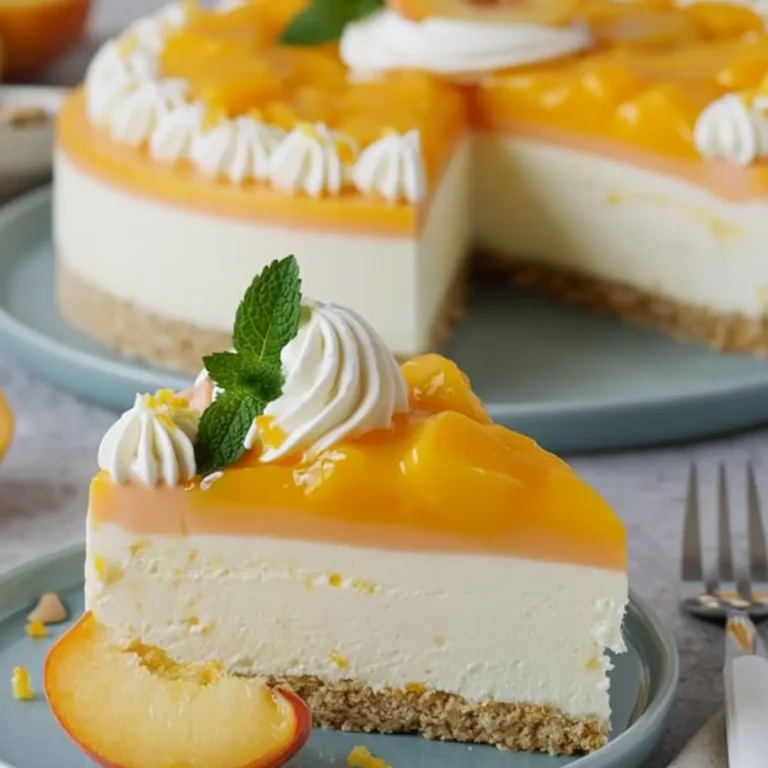 Pfirsich Maracuja Torte ohne Backen