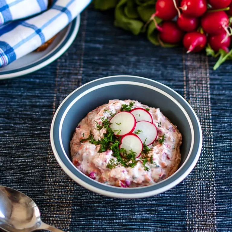 Radieschen Dip mit Frischkäse