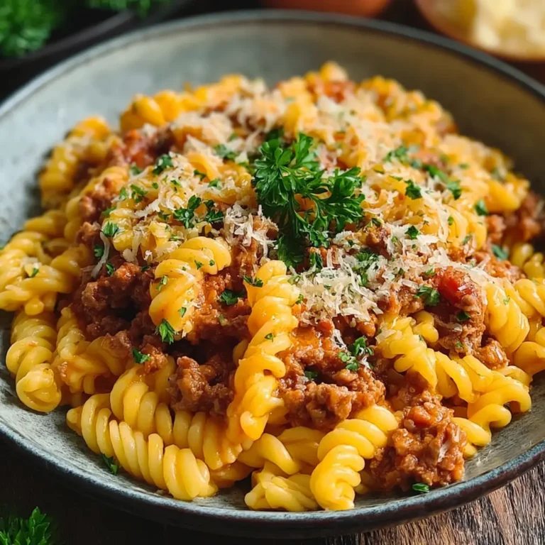 Rinderhackfleisch Pasta