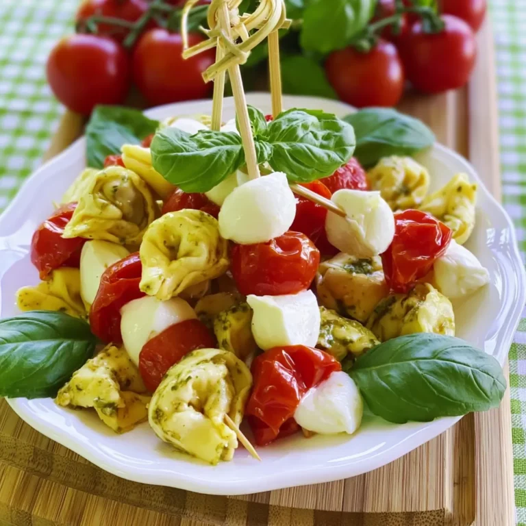 Tortellini Spiesse Tomate Mozzarella