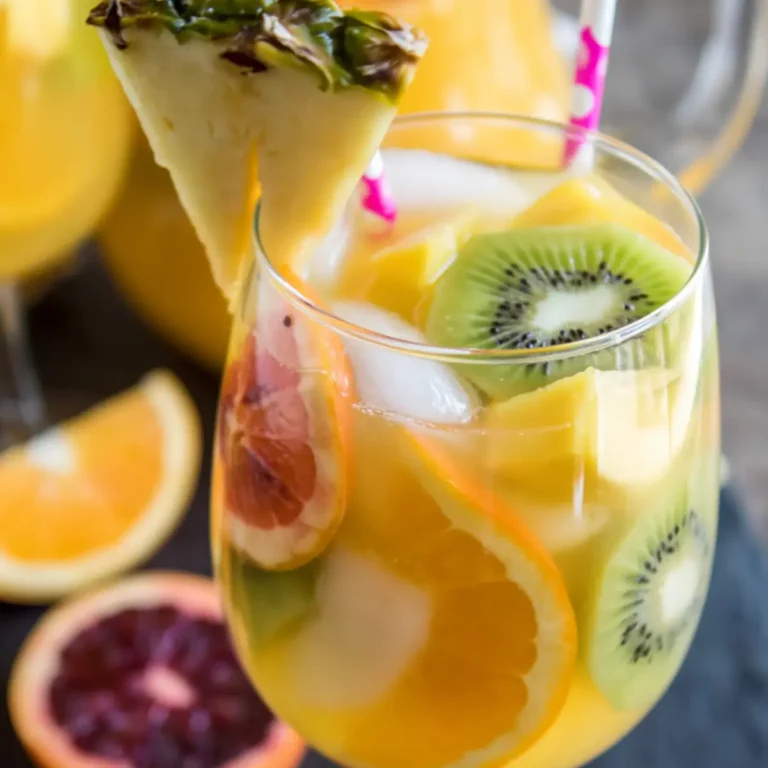 Tropische Weißwein Sangria