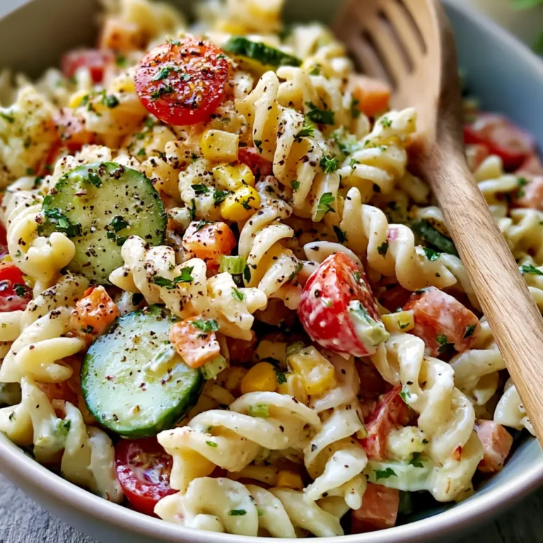 Veganer Nudelsalat ohne Mayo