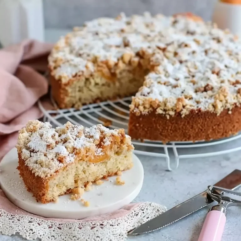 Aprikosen Nusskuchen