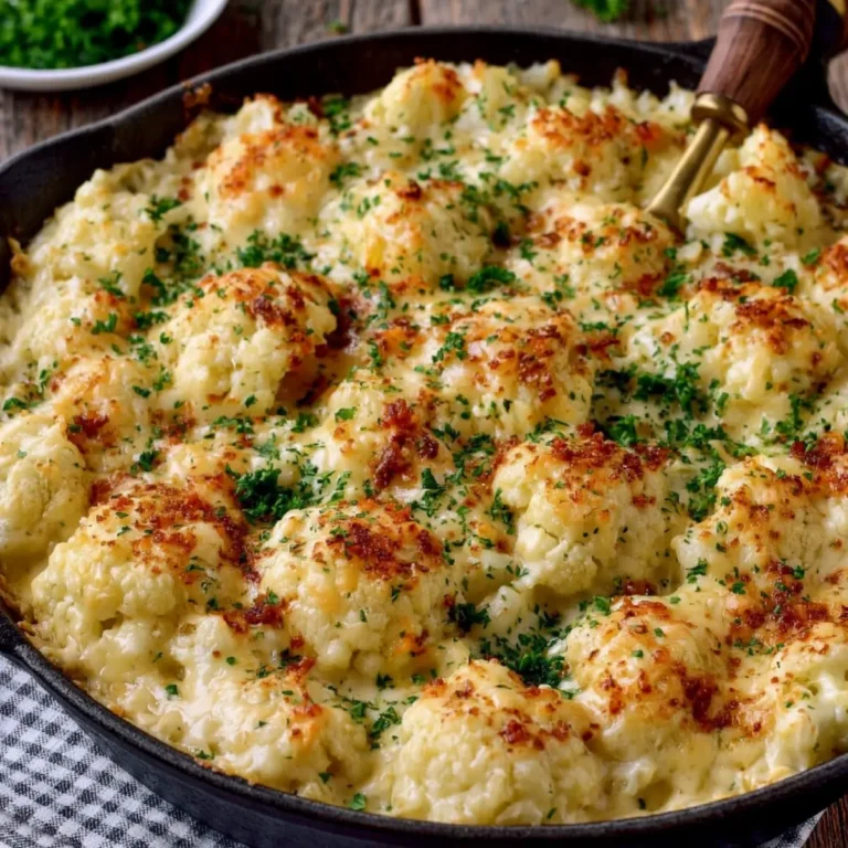 Blumenkohl Käse Pfanne