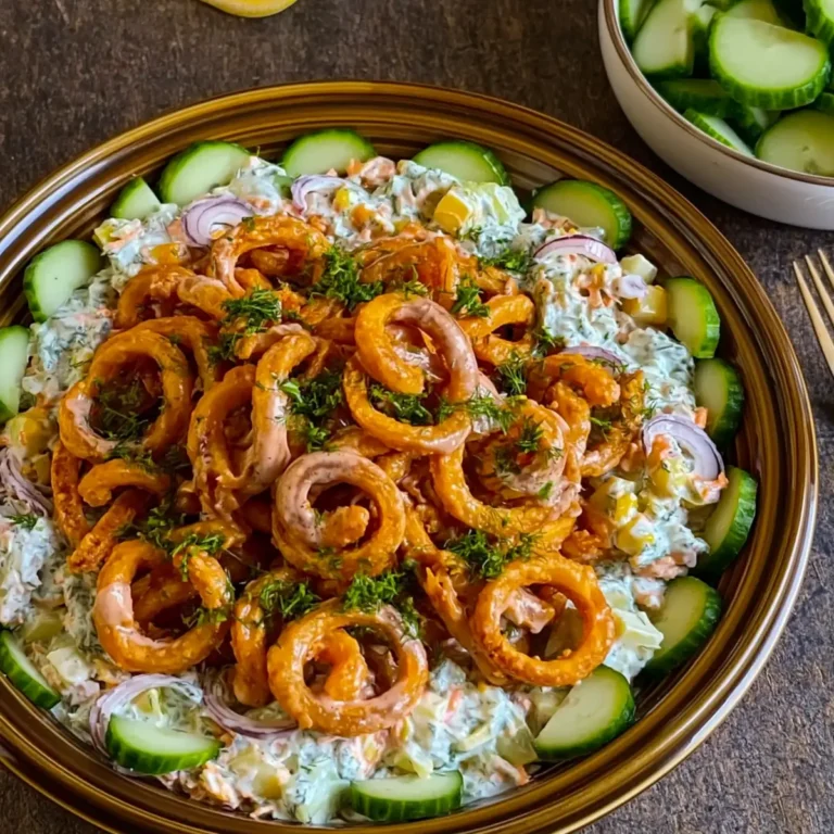 Curly Fries Salat