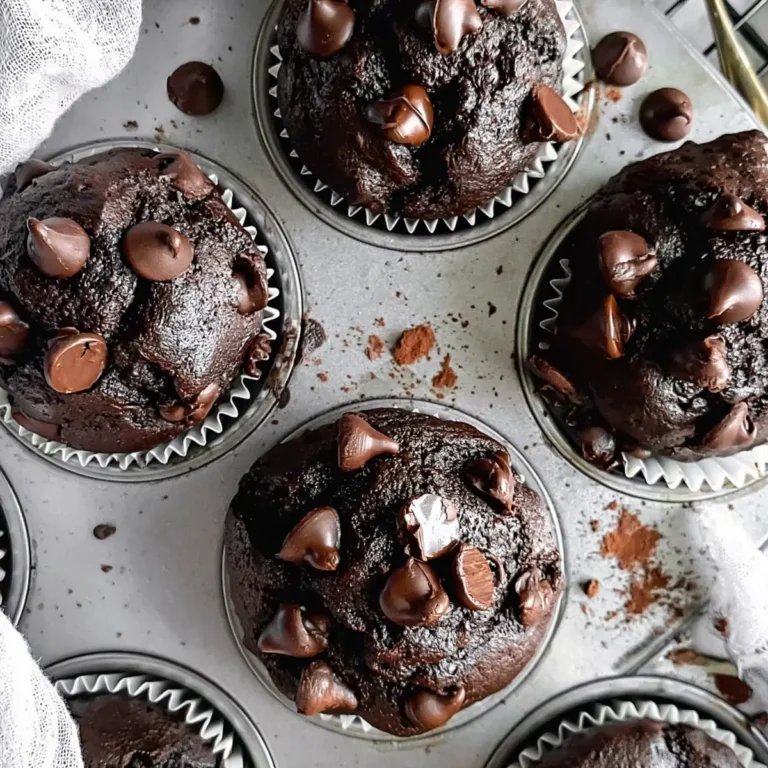 Double Chocolate Espresso Muffins