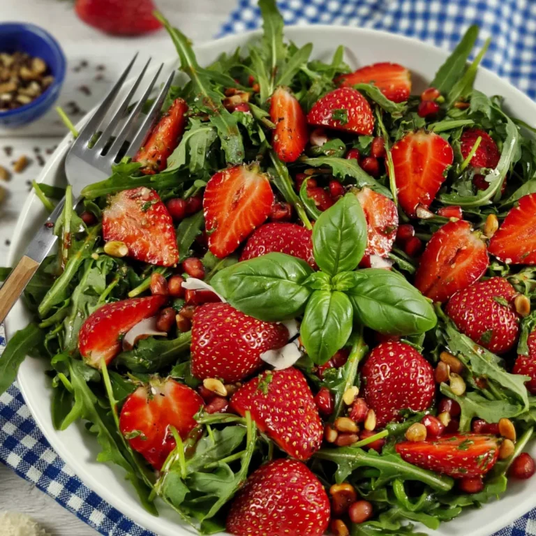 Erdbeer Rucola Salat