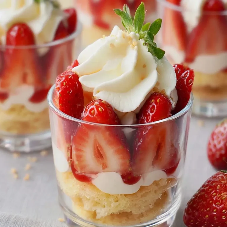 Erdbeer Shortcake Becher