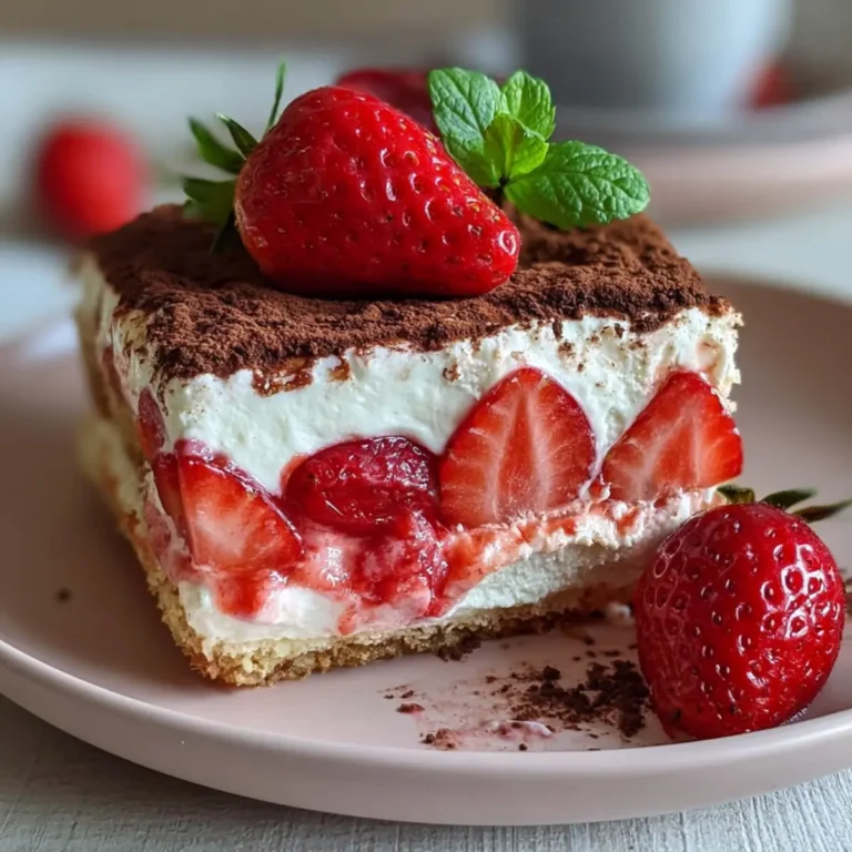 Erdbeer Tiramisu Mascarpone
