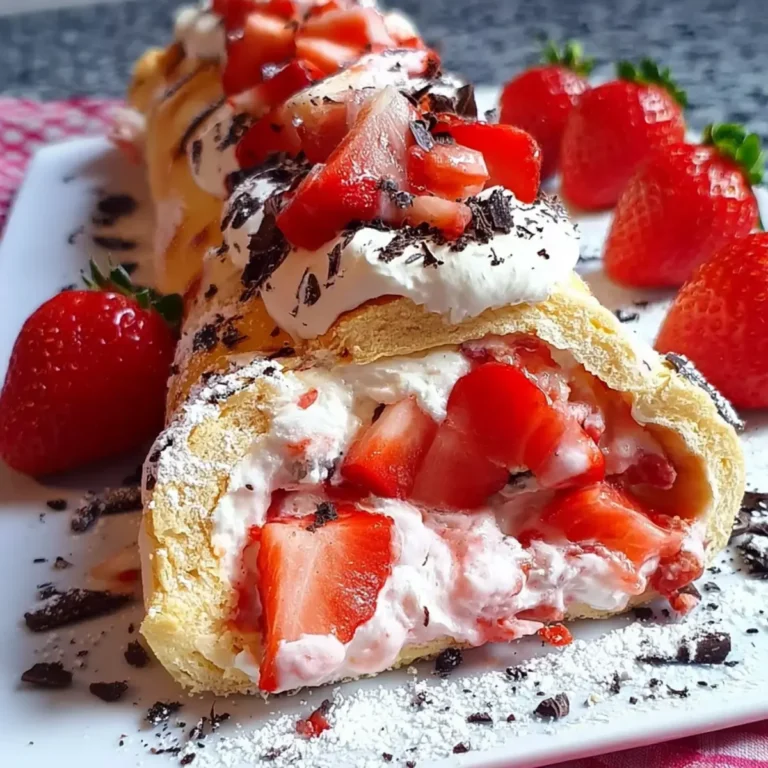 Großmutters Erdbeerrolle