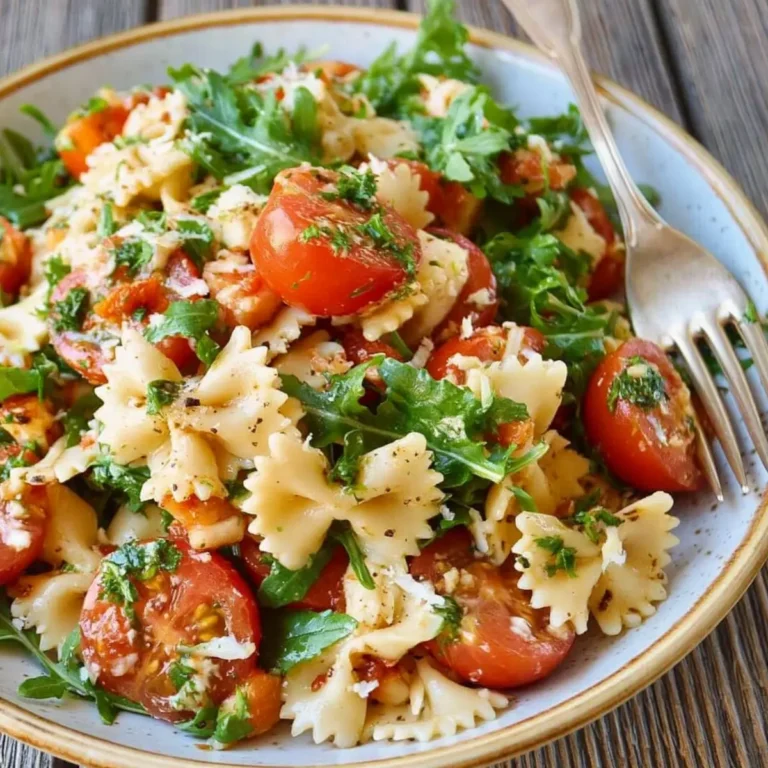 Italienischer Nudelsalat mit Rucola