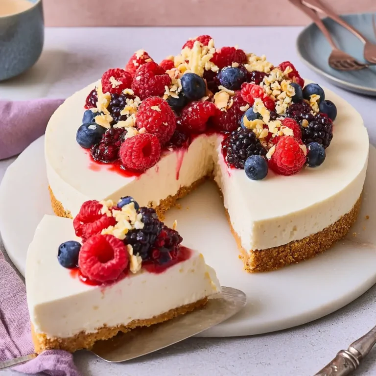 Joghurt Beerentorte ohne Backen