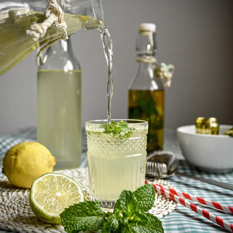 Limetten Minz Sirup