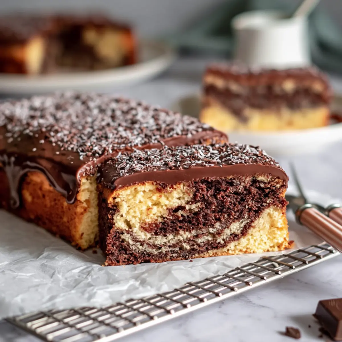 Marmorkuchen vom Blech