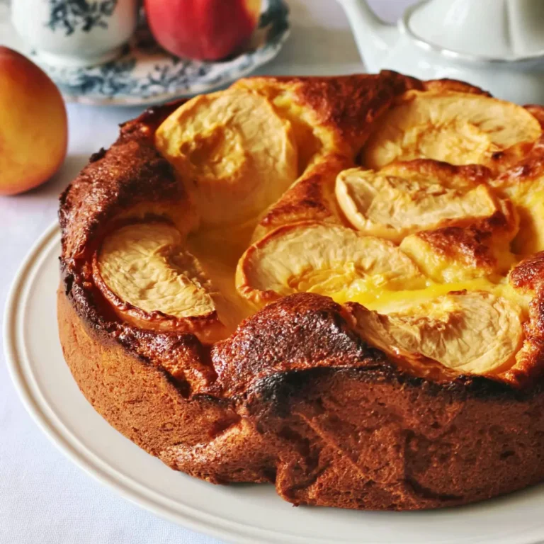 Pfirsichkuchen