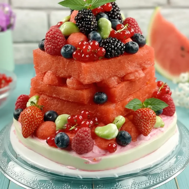 Wassermelonen Torte