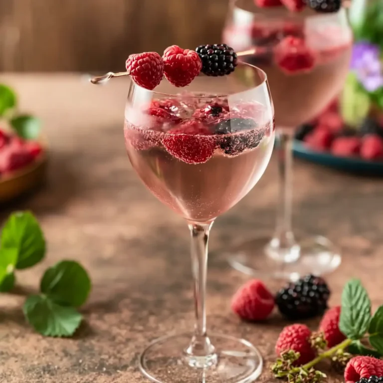 Wild Berry Lillet Cocktail