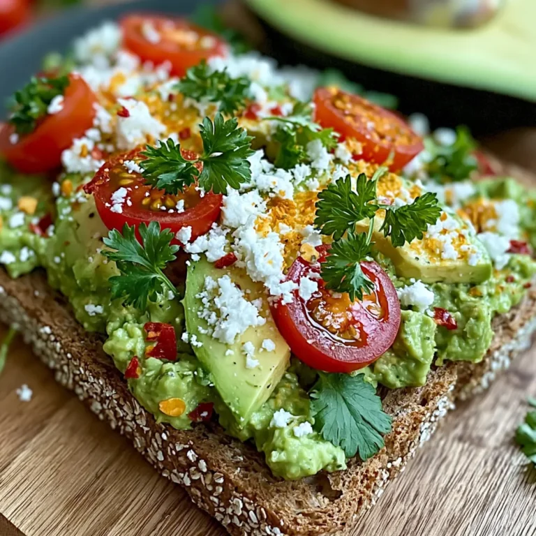 Würziger Avocado Toast