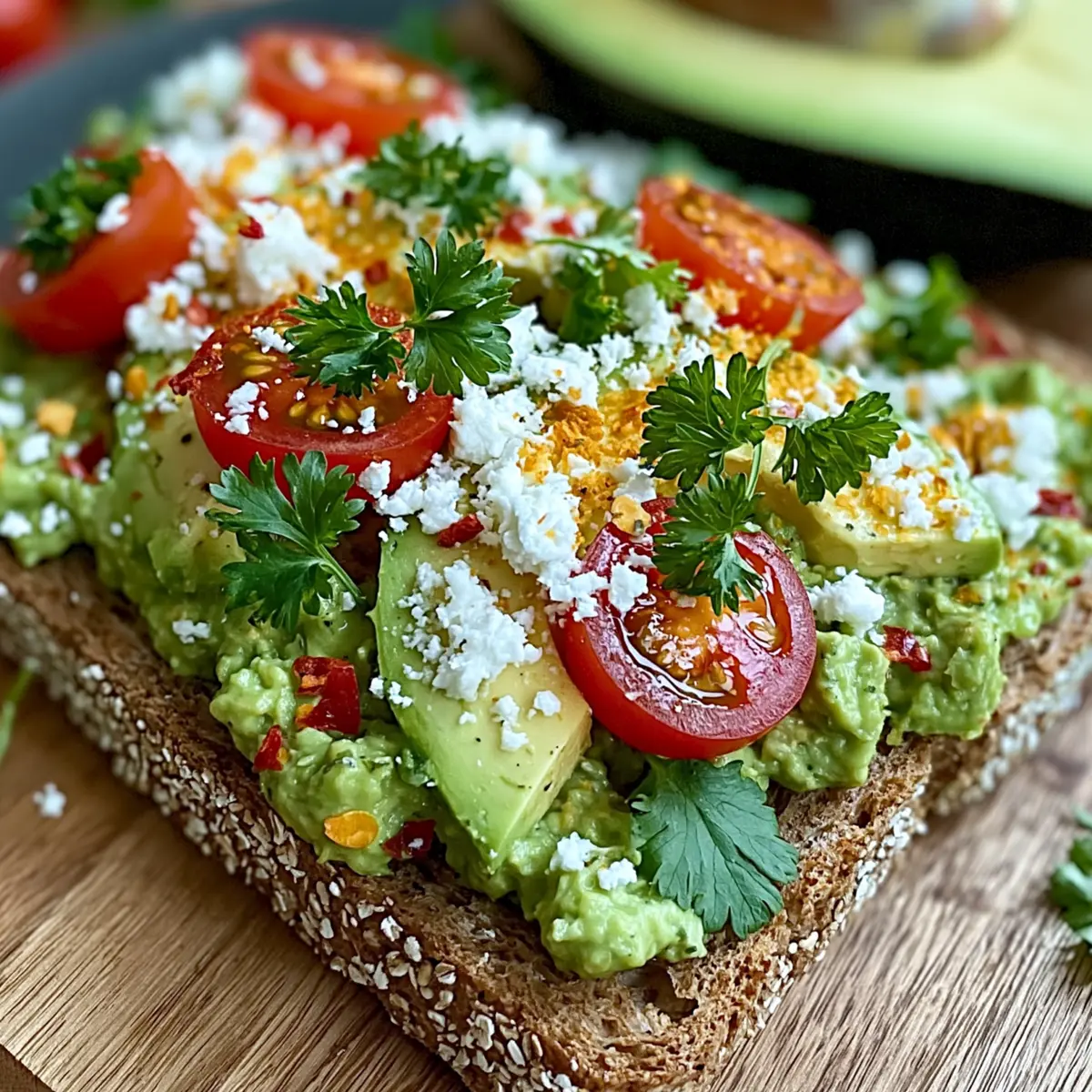 Würziger Avocado Toast