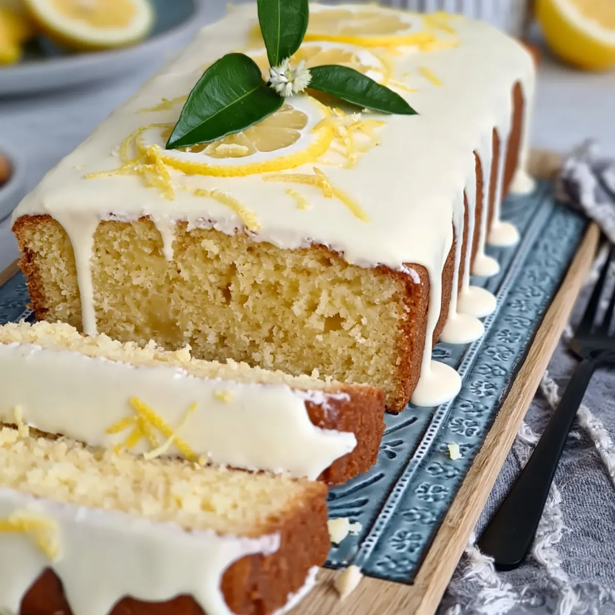 Zitronenkuchen aus der Kastenform