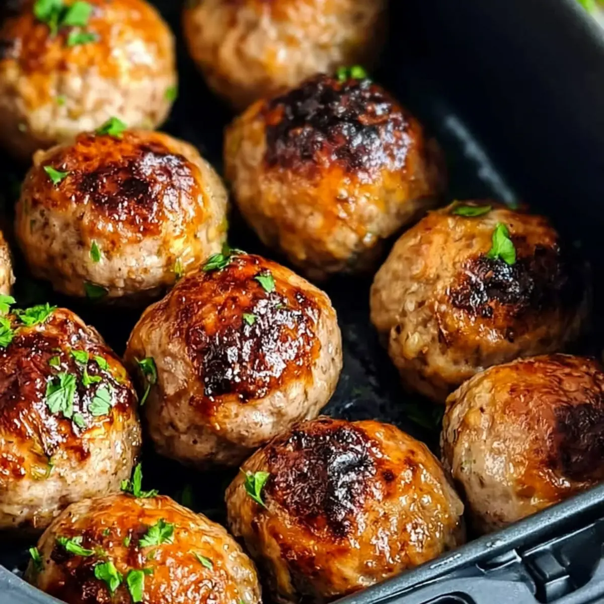Airfryer-Fleischbällchen