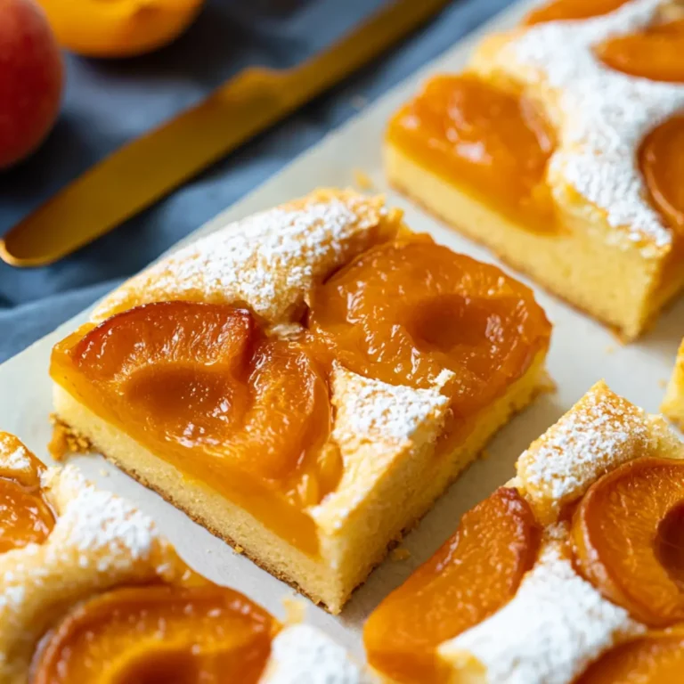 Aprikosenkuchen vom Blech