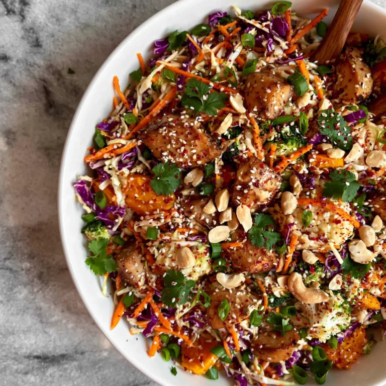 Asiatischer Hähnchen Crunch Salat