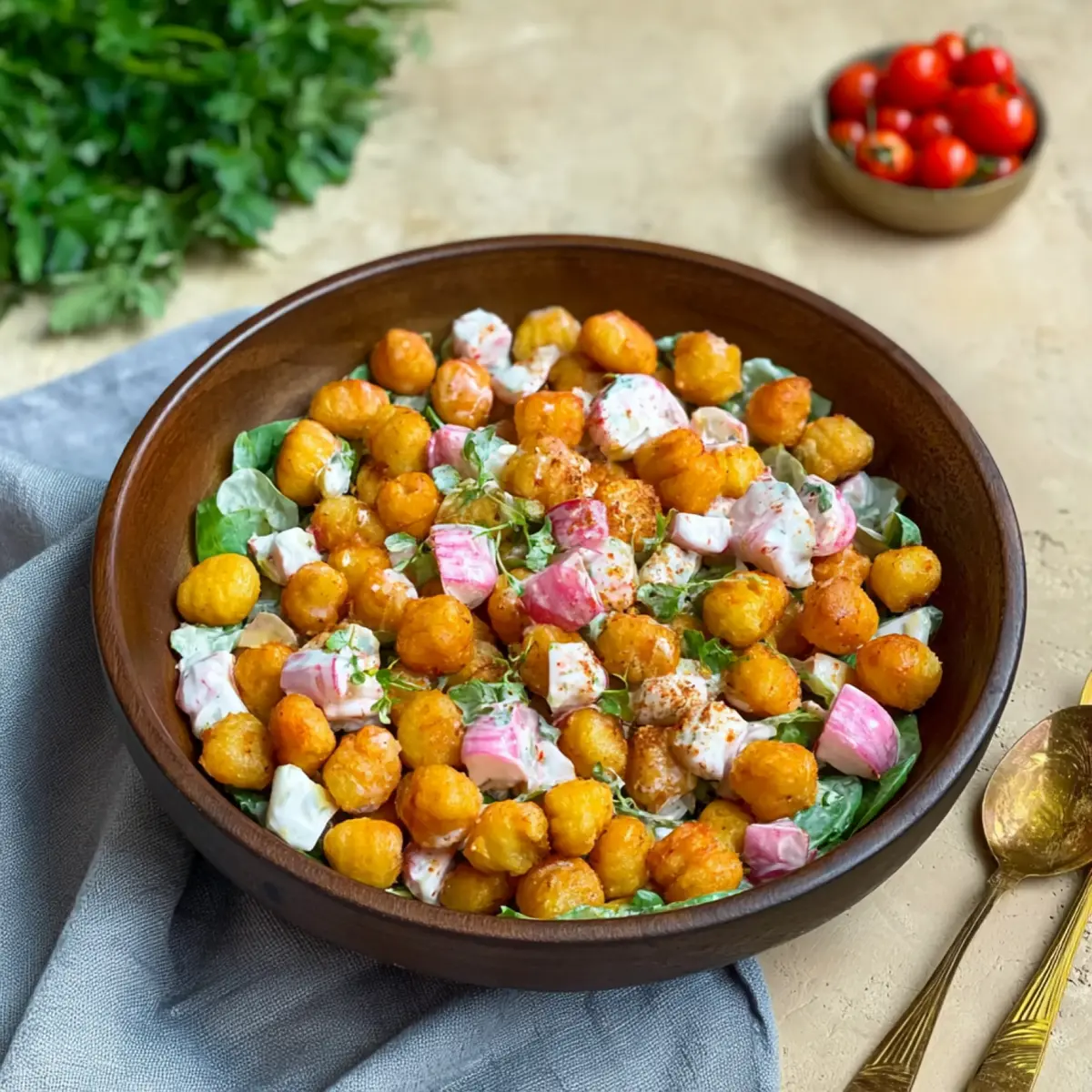 Crunchy Gnocchi Salat