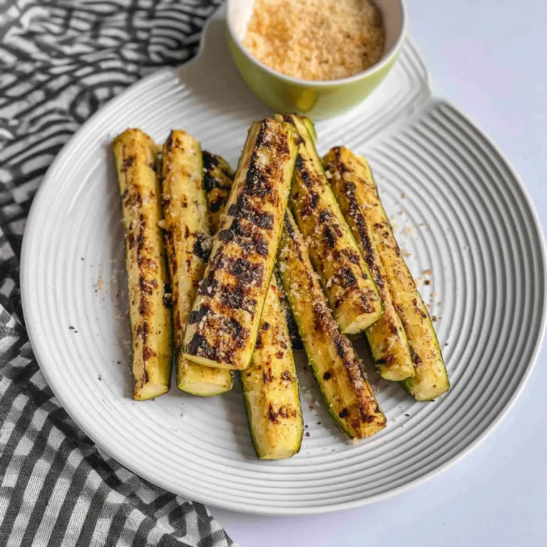Gegrillte Zucchini mit Parmesan