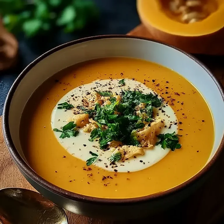 Hokkaido-Kürbissuppe