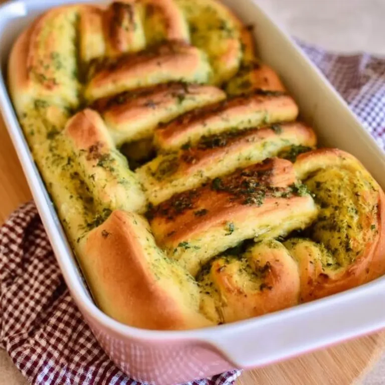 Knoblauch Faltenbrot