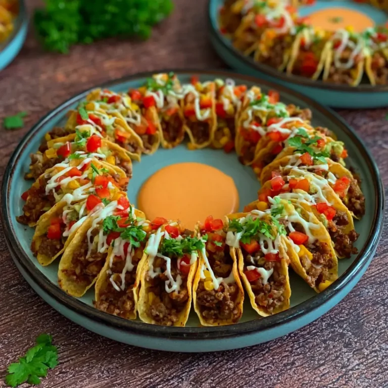 Mini Tacos mit würziger Hackfleischfüllung
