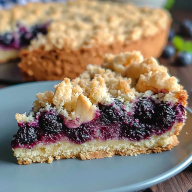 Omas Heidelbeerkuchen mit Streuseln nach Landfrauenart