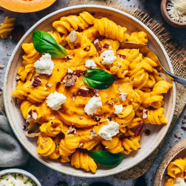 Pasta mit Kürbissauce