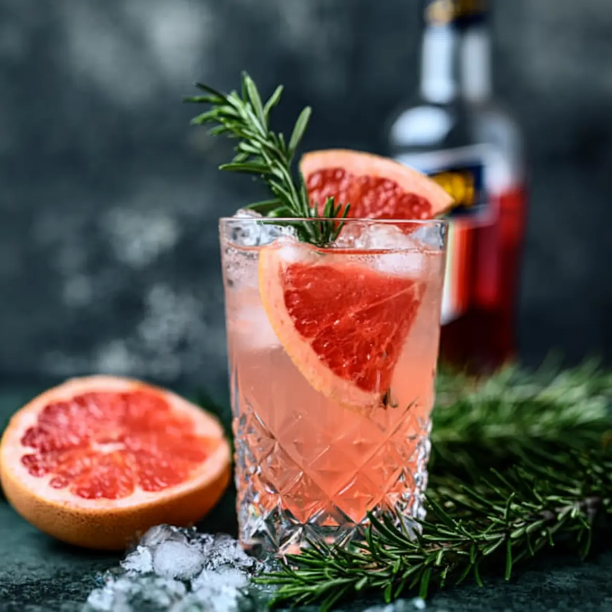 Pink Grapefruit Spritz mit Rosmarin und Aperol