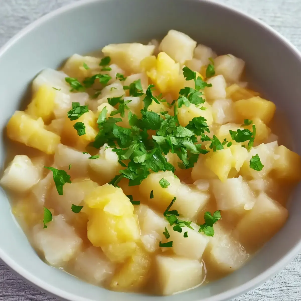 Veganes Kohlrabi Kartoffel Gemüse